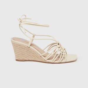 Paige Sierra Wedge Bone Size 9.5
Cream Women's Strappy Sandals